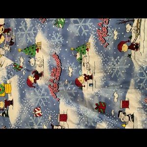 Women’s scrub top size large Christmas Snoopy holiday fun